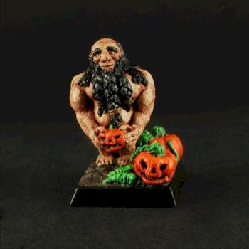 Halloween Pumpkin Naked Dwarf by Aspen_of_Ocean