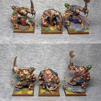 Skaven Rat Ogres (New) by pesa