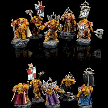 Imperial Fists Masters of the Chapter by MitchStevensMinis