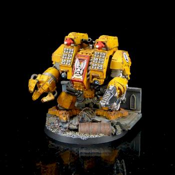 Imperial Fists Ironclad Dreadnought by MitchStevensMinis