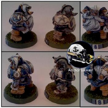 Dwarf Blocker-Blood Bowl by Lou Rollins