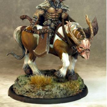 Carrowek of Carn Dhu - War Drune on Drune Horse - Mierce Miniatures by breff007