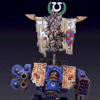 Ultra Marines Venerable Dreadnought by miniDrake