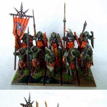 Chaos Centigor Regiment by BeastMum