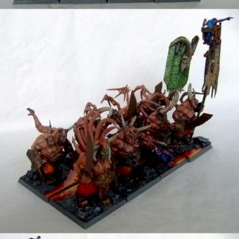 Chaos Ogre Regiment by BeastMum