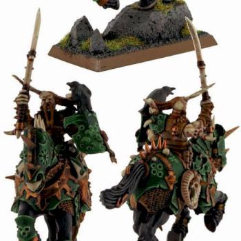 Chaos Nurgle Sorcerer on Steed by dargo000