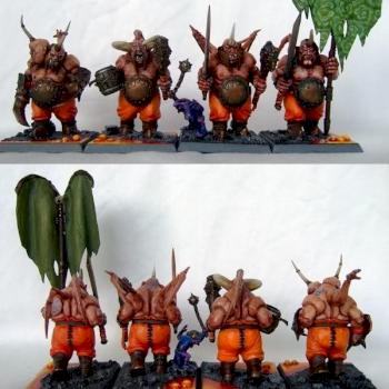 Chaos Ogre Unit #2 by BeastMum