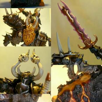 Chaos Knight General Mounted  - for sale see description by JediFran