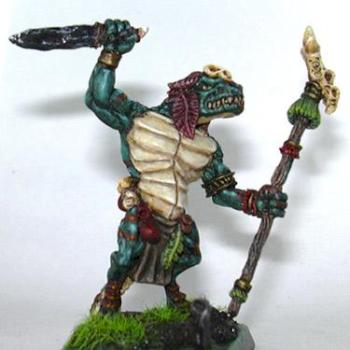 Lizardman Shaman (Repost) by paleotaur