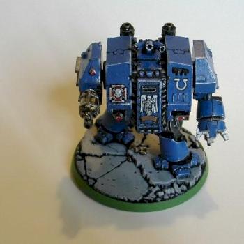 An Ultramarine Dreadnought by Mr. Yao