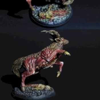 Kingdom Death Screaming Antelope by cptRamires