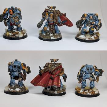 Space Wolves, Wolf Guard Terminator Squad by Blackmane