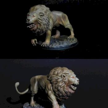 Kingdom Death White Lion by cptRamires