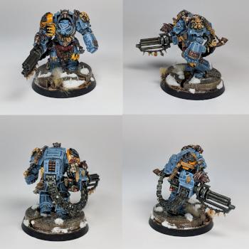 Space Wolf, Wolf Guard Terminator assault cannon by Blackmane