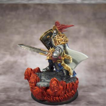 A Knight in Hell - Stormcast Eternal Knight-Questor Warhammer Games Workshop by Kuribo