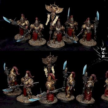 Custodian Wardens Adeptus Custodes Commission Painted Warhammer 40K by CroWarGamePainting