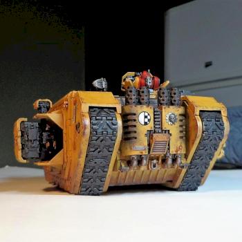 SPACE MARINES LAND RAIDER CRUSADER by sikamikanico