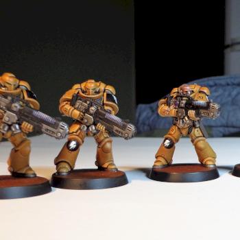 SPACE MARINES PRIMARIS HELLBLASTERS by sikamikanico