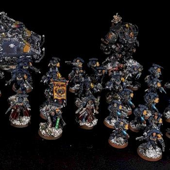 Primaris Space Wolves Army Fully Modded by CroWarGamePainting