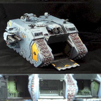 Space Wolves' Land Raider by preroman