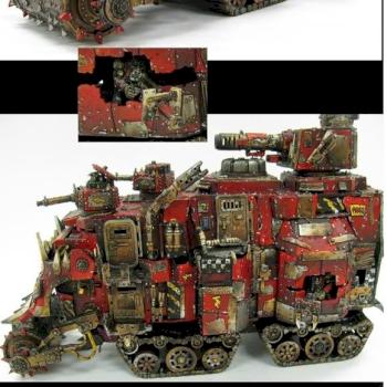 Ork double decker battlewagon/conversion by uberdark