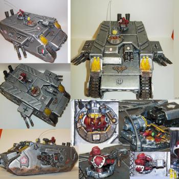 Scratchbuilt Land Raider / Grey Knights by Paule