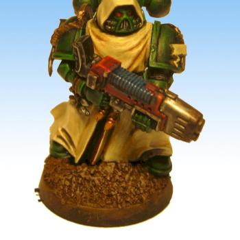 Dark angels veteran with plasme gun by jchandleragmail.com