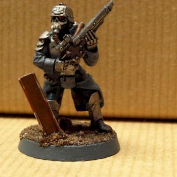 Death korps grenadier with rifle by AJ Tudor