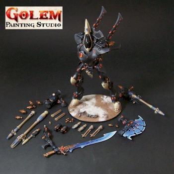 Magnetized Eldar ulthwe wraithknight by Gary Connell