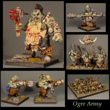 Ogre *Dark Sun Tribe* Army by blue moon miniatures by bluemoonminiatures