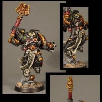 Terminator Chaplain with Jump Pack by blue moon miniatures by bluemoonminiatures