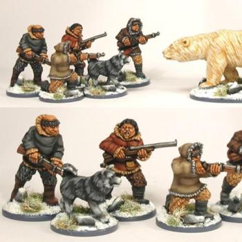 Copplestone Inuit Hunters Polar Bear Hunt by witchhunter