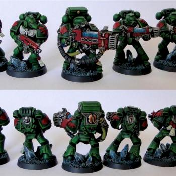 Dark Angels Tactical Squad 01 Part II by Wuestenfuchs