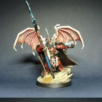 Word Bearers Winged Chaos Lord by Inq Tiberius