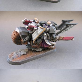 Dark Angels Ravenwing Sergeant by kabaddon