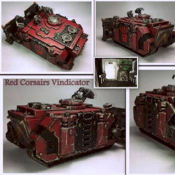 Red Corsairs Vindicator by unforgiven302