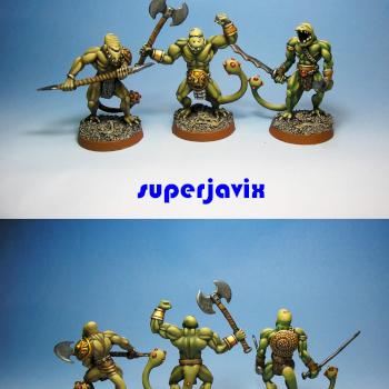 HeroQuest Fimirs Bog Raiders (Blood Moon Miniatures) by superjavix