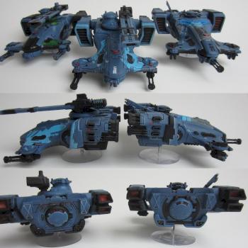 Tau empire - gunship - hammerhead - devilfish by Karrandras