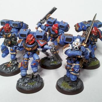 Space Marines Vanguard Veterans [auction] by bou87