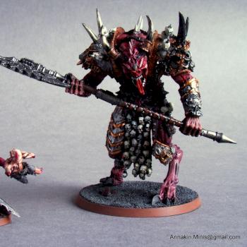 Forge World, Daemon Prince of Khorne and Herald by MikeLacey