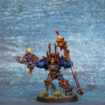 Tzeentch Terminator Sorcerer by PowerhouseMiniatures