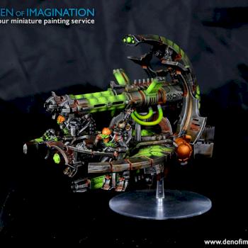 Metallic-Rusty Necron Catacomb Annihilation Barge by DEN of IMAGINATION