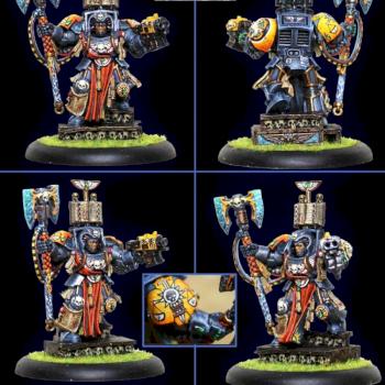 Space Hulk Librarian Calistarius (2013) by bapfometh