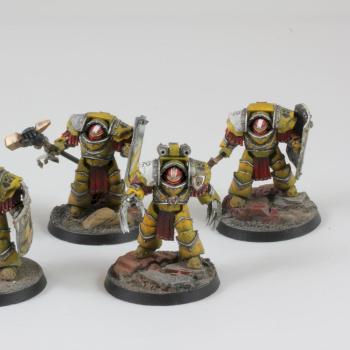 Imperial Fist Cataphractii terminators by PaintMyBits