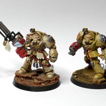 Space Marine Dark Angels deathwing terminators by Cliff1995