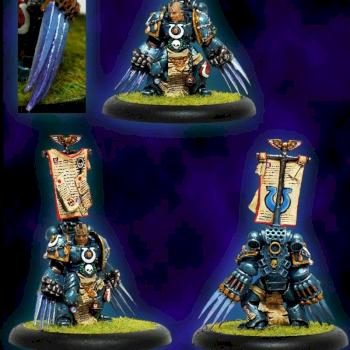 Ultramarine captain Sicarius (2013) by bapfometh