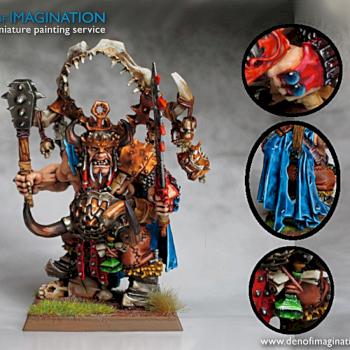 Ogre Kingdoms Golgfag Maneater by DEN of IMAGINATION