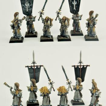 High Elf Swordmasters of Hoeth - Command units by MiniKingdom