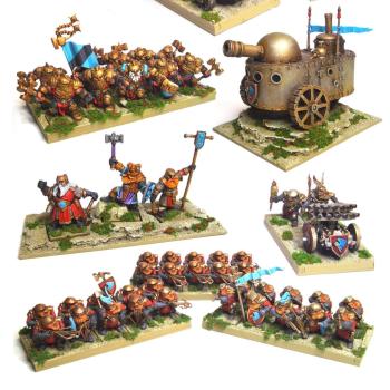 Mantic Dwarf Army by Noggin