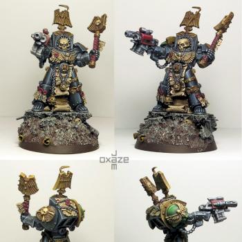 Dark Angels Terminator Chaplain by oxazejam